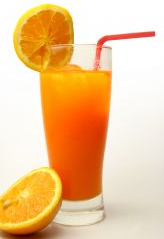 オレンジジュースの写真